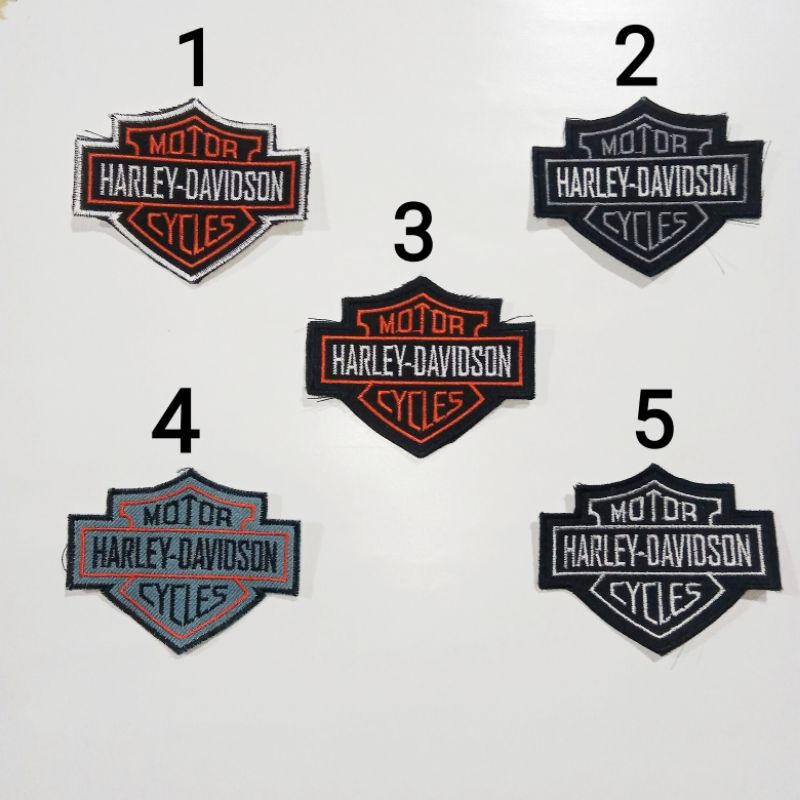 HARLEY DAVIDSON Patch bordir motorcycles
