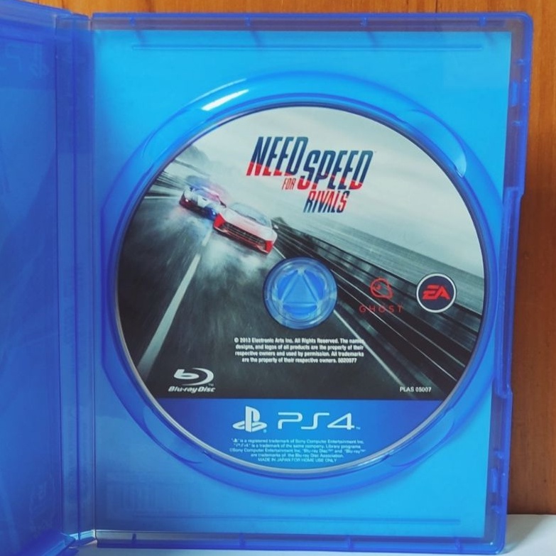 Need For Speed Rivals PS4 Kaset NFS Rival Playstation PS 4 5 CD BD Game Games Balapan Mobil Racing Race Balap Needforspeed heat payback reg 3 reg asia ps4 ps5