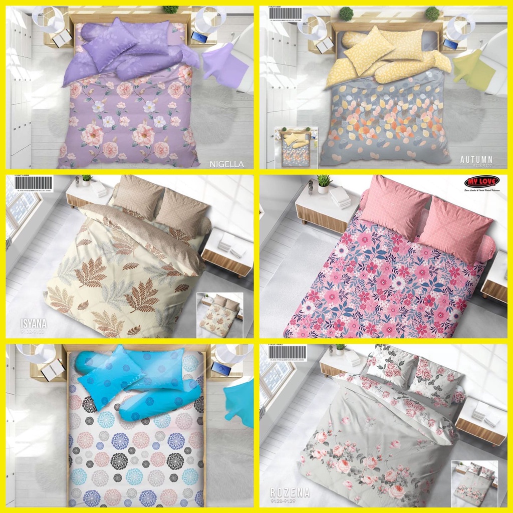 Sprei My Love 180x200 T30 cm Sprei My Love King Fitted Sprei My Love No1 Tinggi 30 cm