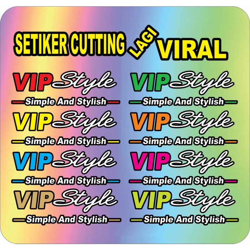 setiker viral_vip style