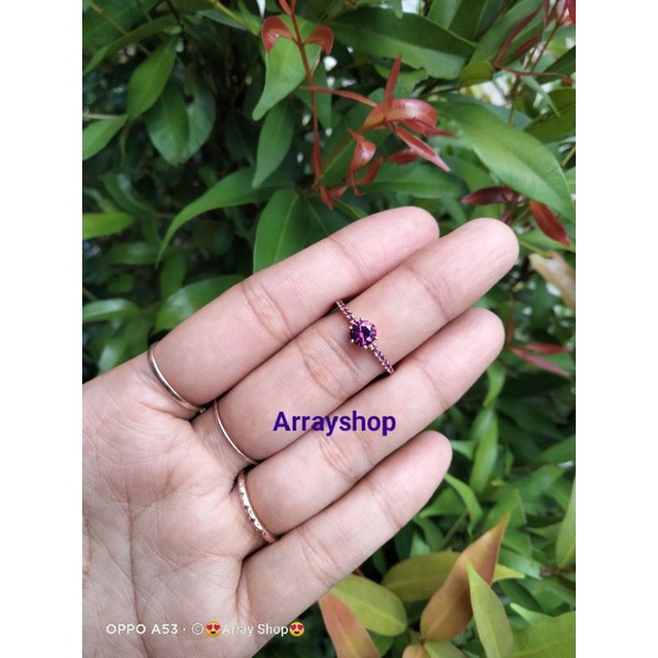 Cincin Batu Purple Semar Nusantara
