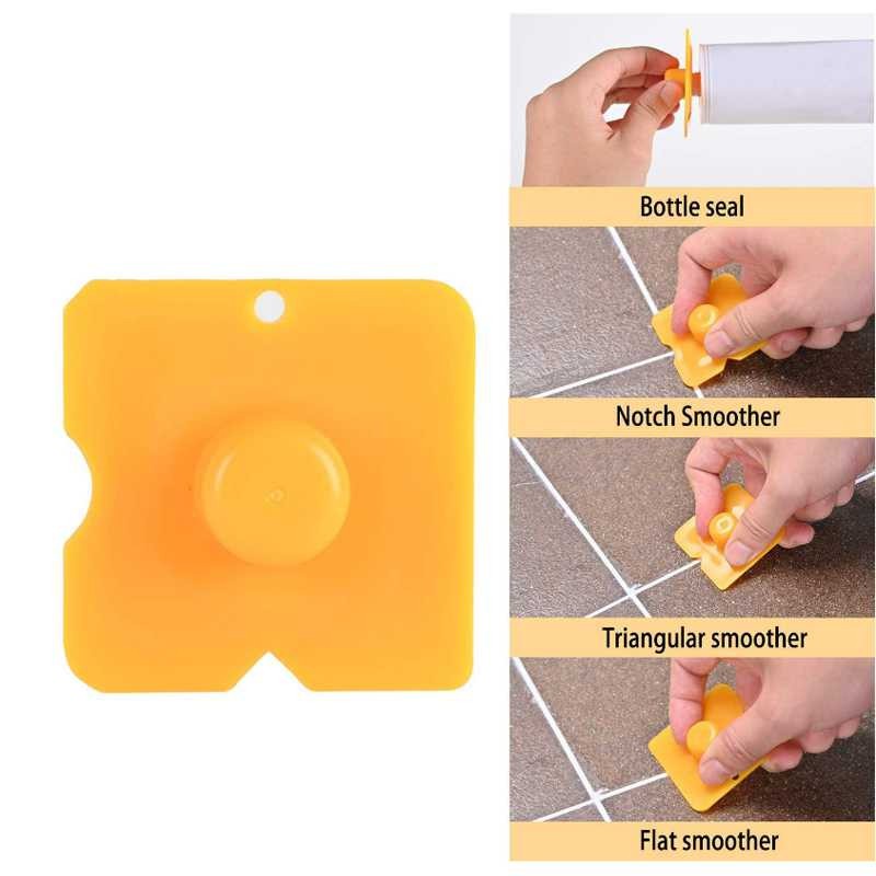 Set Pembersih Lem Silikon Keramik Aquarium Kerajinan DIY Sealant Tool