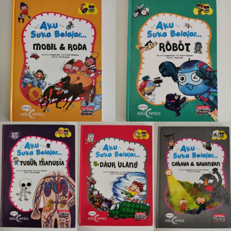 Buku Bekas ORI Seri Educomics "Aku Suka Belajar" keluaran BIP