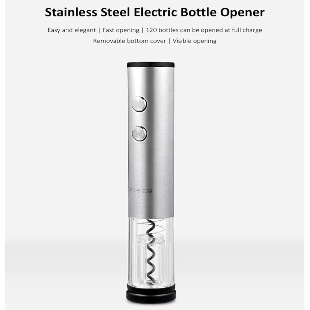 pembuka botol otomatis / one-click button wine bottle corkscrew