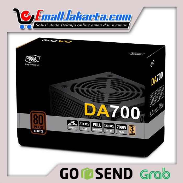 Deepcool DA700 PSU ATX Power Supply Real 700 Watt 80 PLUS DP-BZ-DA700N