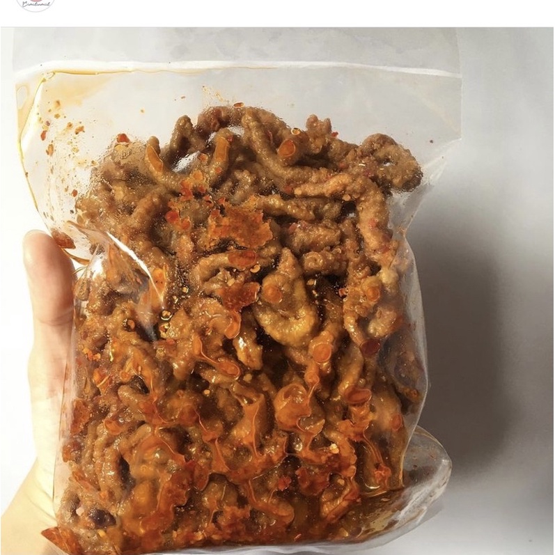 

usus krispy pedas dan ori asin