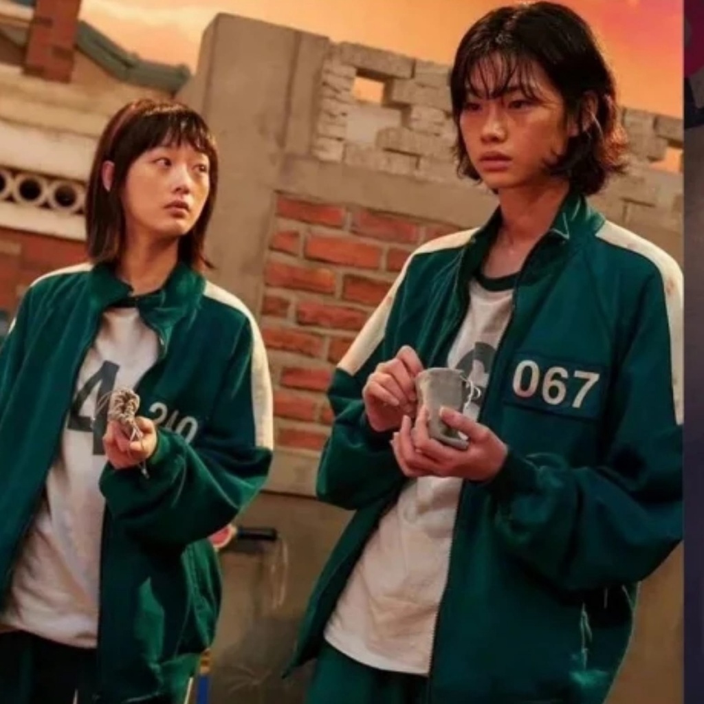 Jaket Squid Game Pria Wanita kualitas premium no 001,067,456