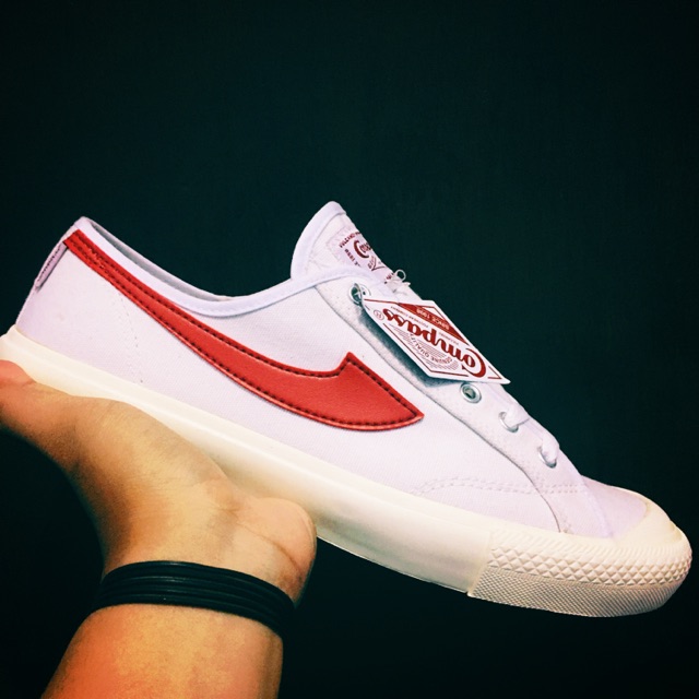  Sepatu  Compass  Gazelle low white red Shopee Indonesia