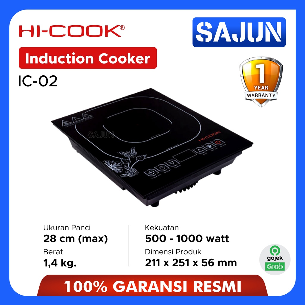 HI-Cook Induction Cooker IC-02 Kompor Induksi IC 02