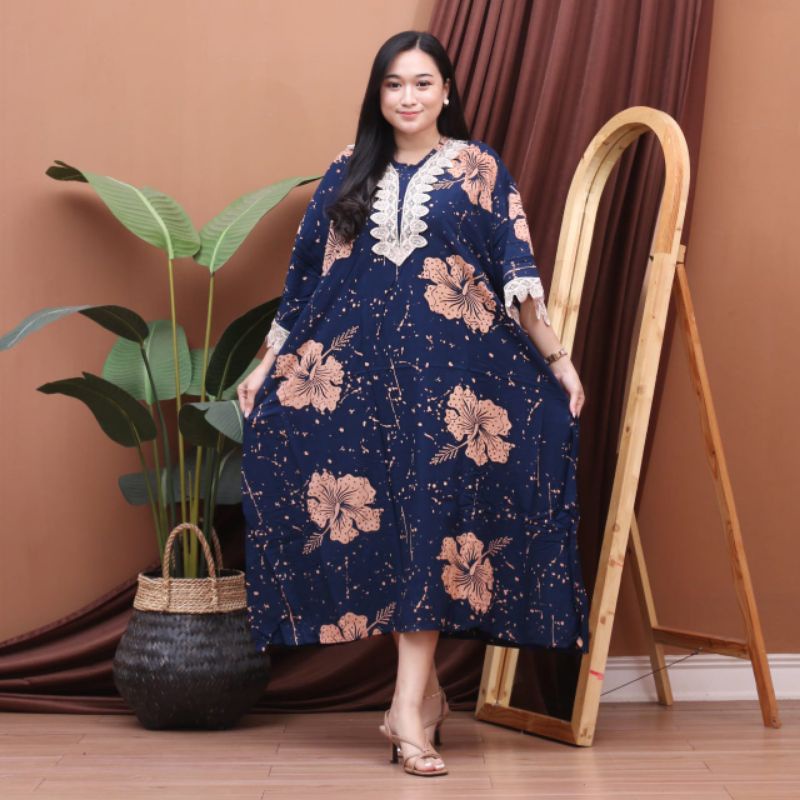 DASTER ARAB LD 150 DAN LD 145 (JUMBO)/ DASTER KEKINIAN/DASTER JUMBO JANDA BOLONG-MOTIF 4 NAVY