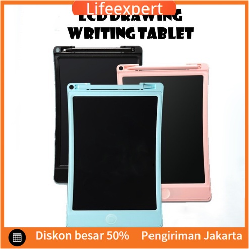 papan tulis anak lcd writing color board 8 5  papan tulis tablet anak   mainan edukasi anak2
