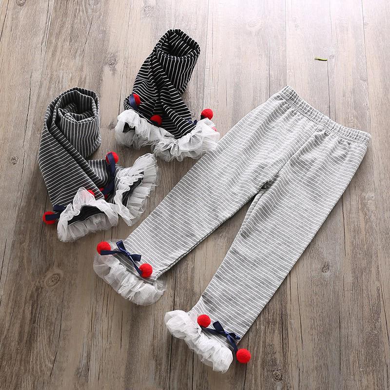 IU Celana Legging Panjang Semata Kaki Motif Garis untuk IU Celana Legging Panjang Semata Kaki Motif Garis untuk