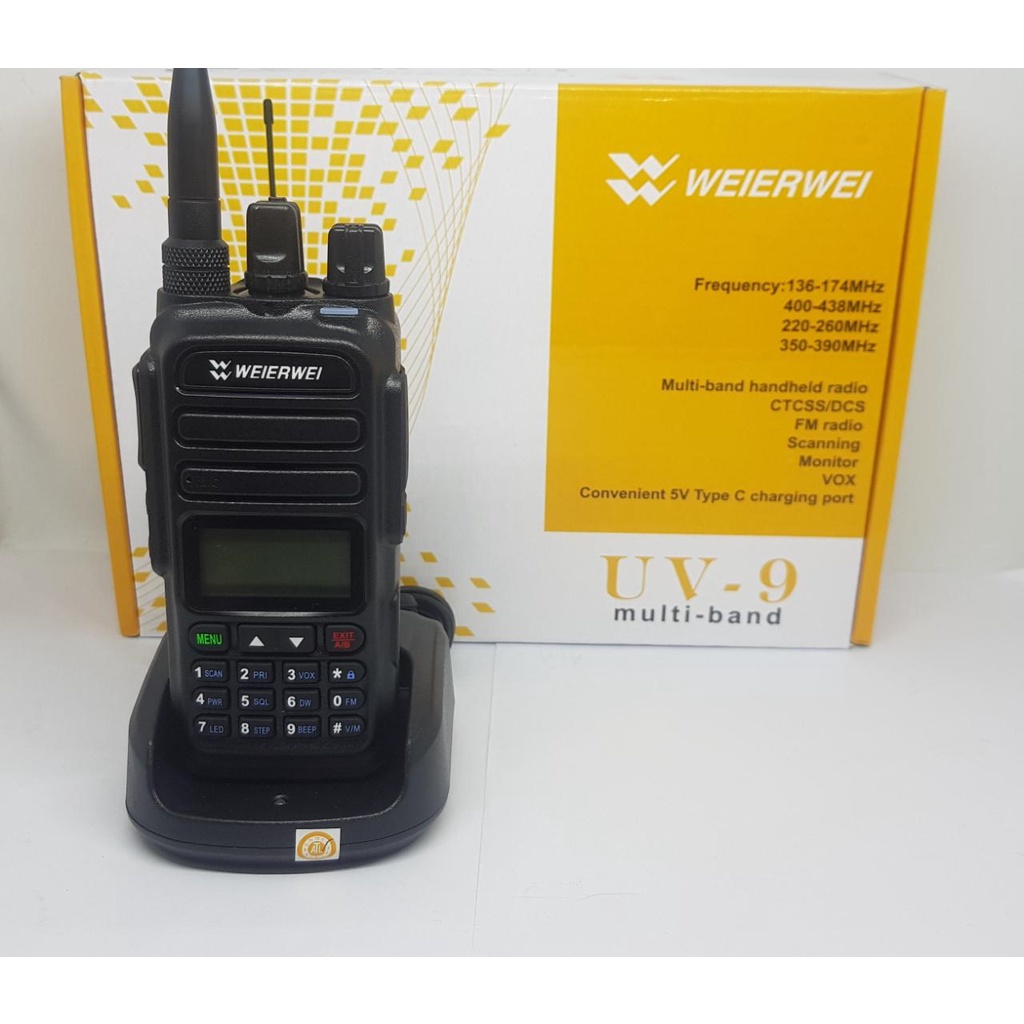 HT HANDY TALKIE WEIERWEI UV-9 4 BAND