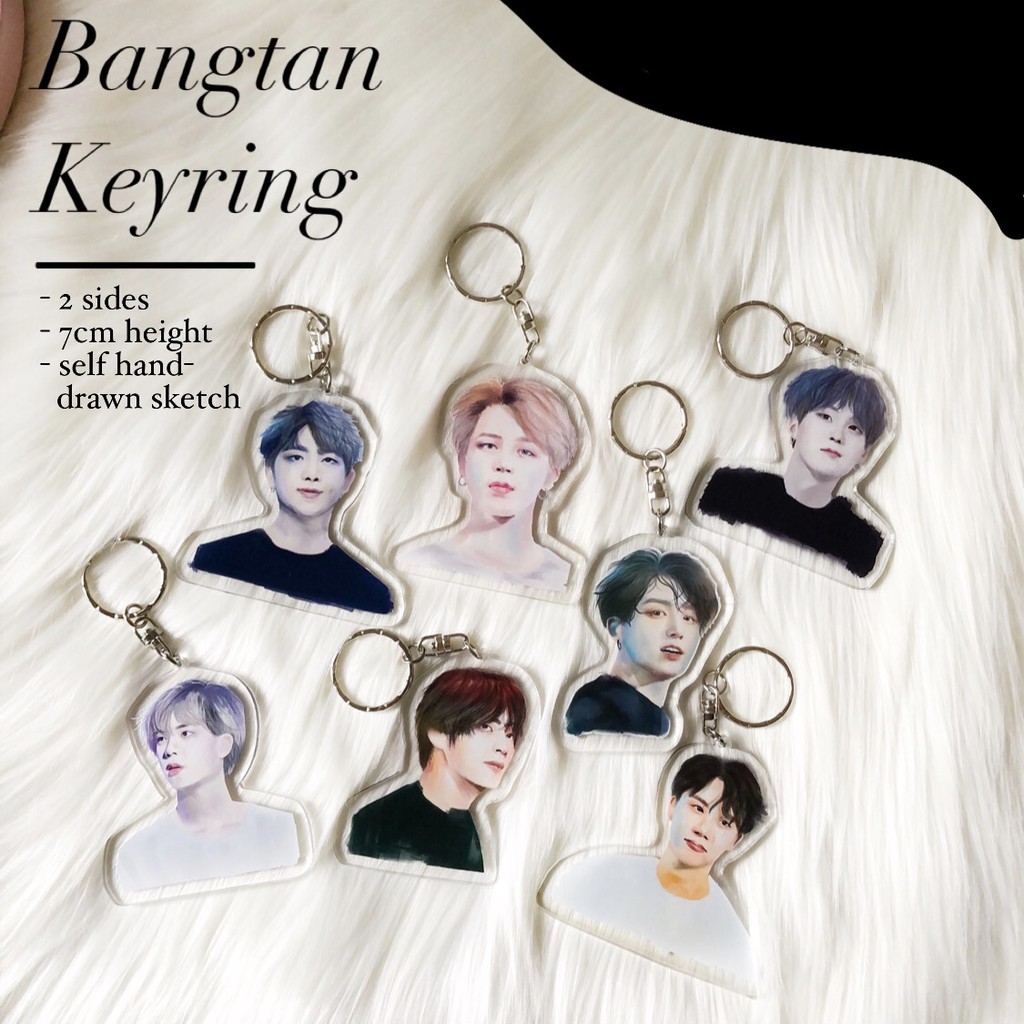 

BTS Color Sketch Keyring