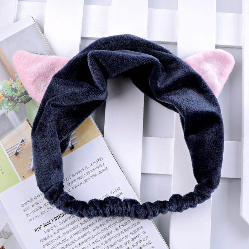 Bandana Bando Motif Kuping Hairband Korea Lucu Kucing Bando Headband Rambut Fashion Rajut