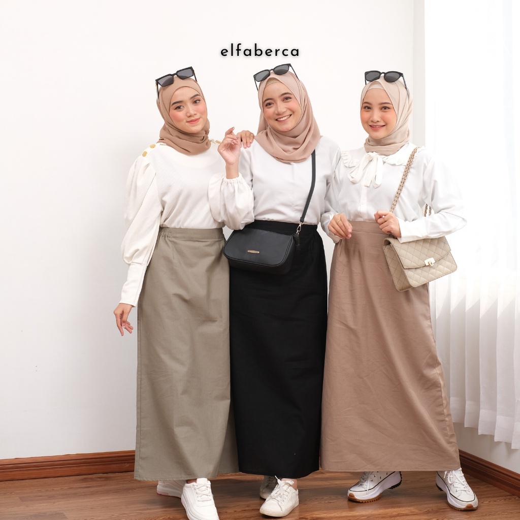 EARTHTONE BASIC SKIRT | Rok Polos by elfaberca