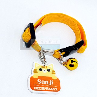 Image of thu nhỏ Kalung Kucing Name tag Custom - Unique Cat Version (Resin) #2