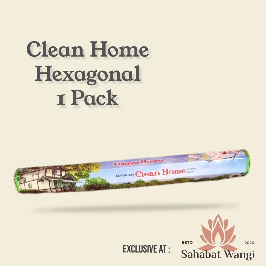 Dupa India Darshan Clean Home Hexa Short Pack 20Stick