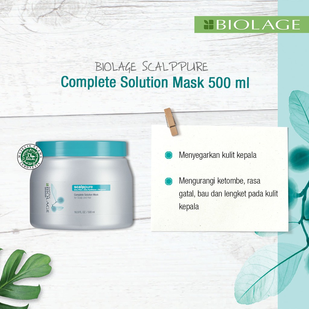 ❤️Glamouroseshop❤️ MATRIX Biolage Scalppure Complete Solution Mask 500 mL