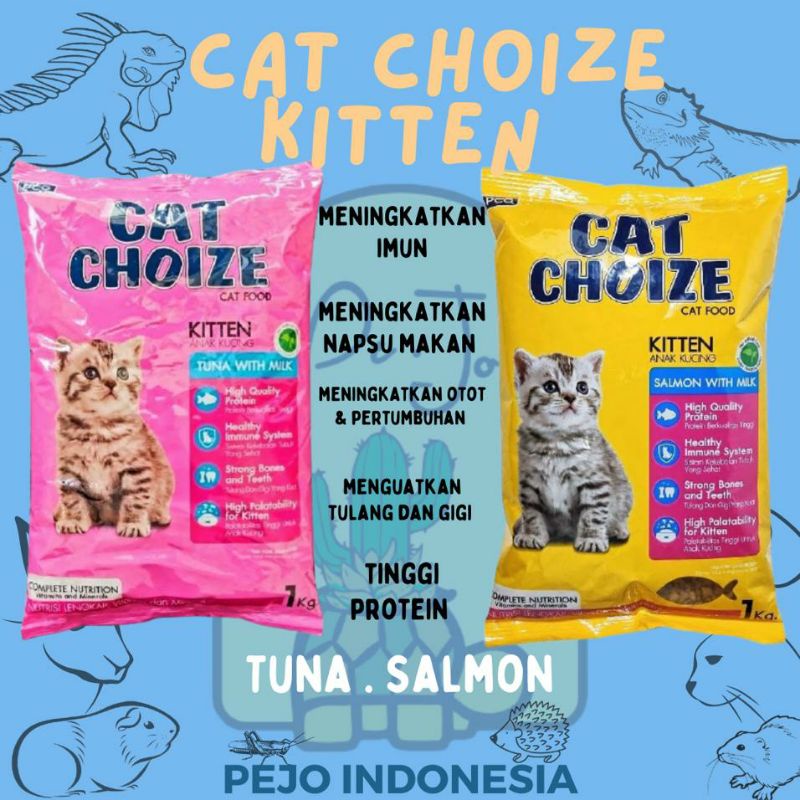 Cat Choize Kitten Makanan Kucing Premium Catchoize Tuna Salmon 1kg