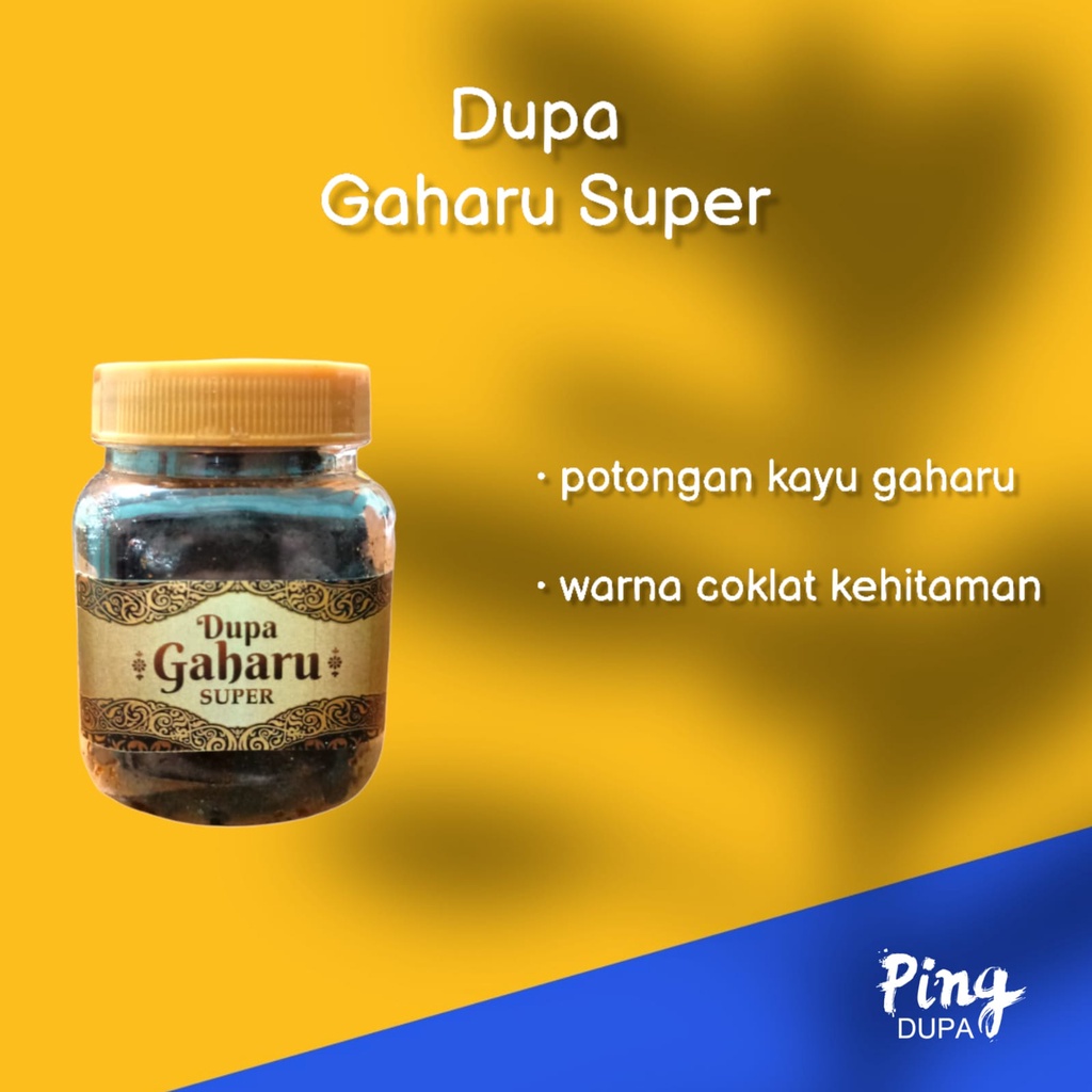 Dupa Pecahan Kayu Gaharu Super Buhur Dinyalakan Diatas Arang