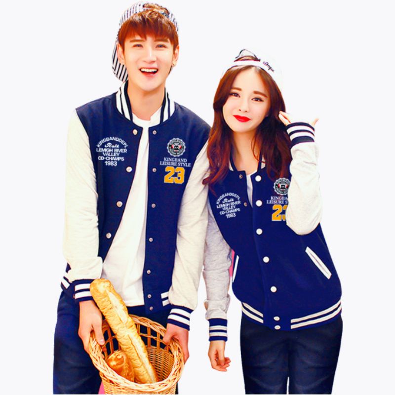 jaket baseball jaket varsity navy abu