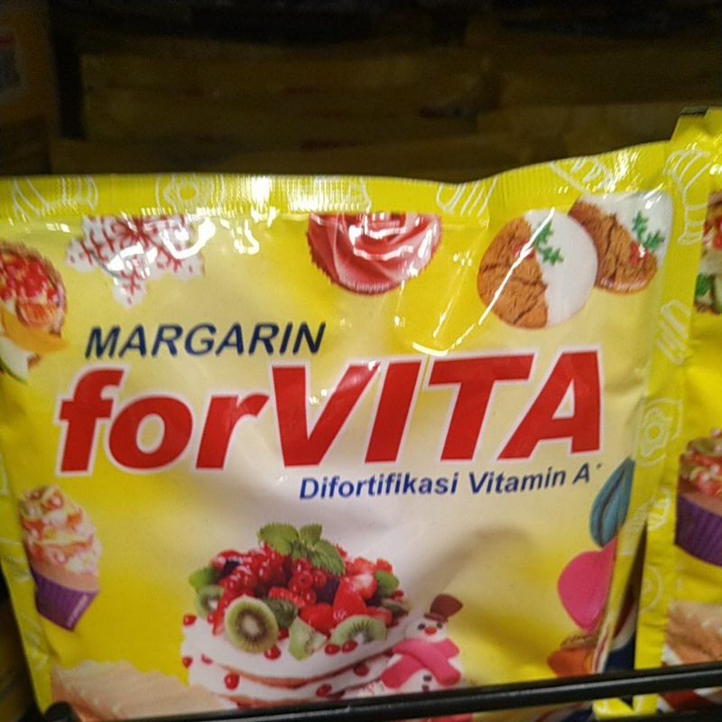 

Margarin forvita vitamin A mentega 200gr sachet