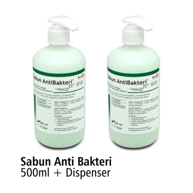 Sabun Anti Bakteri 500ml+Dispenser OneMed