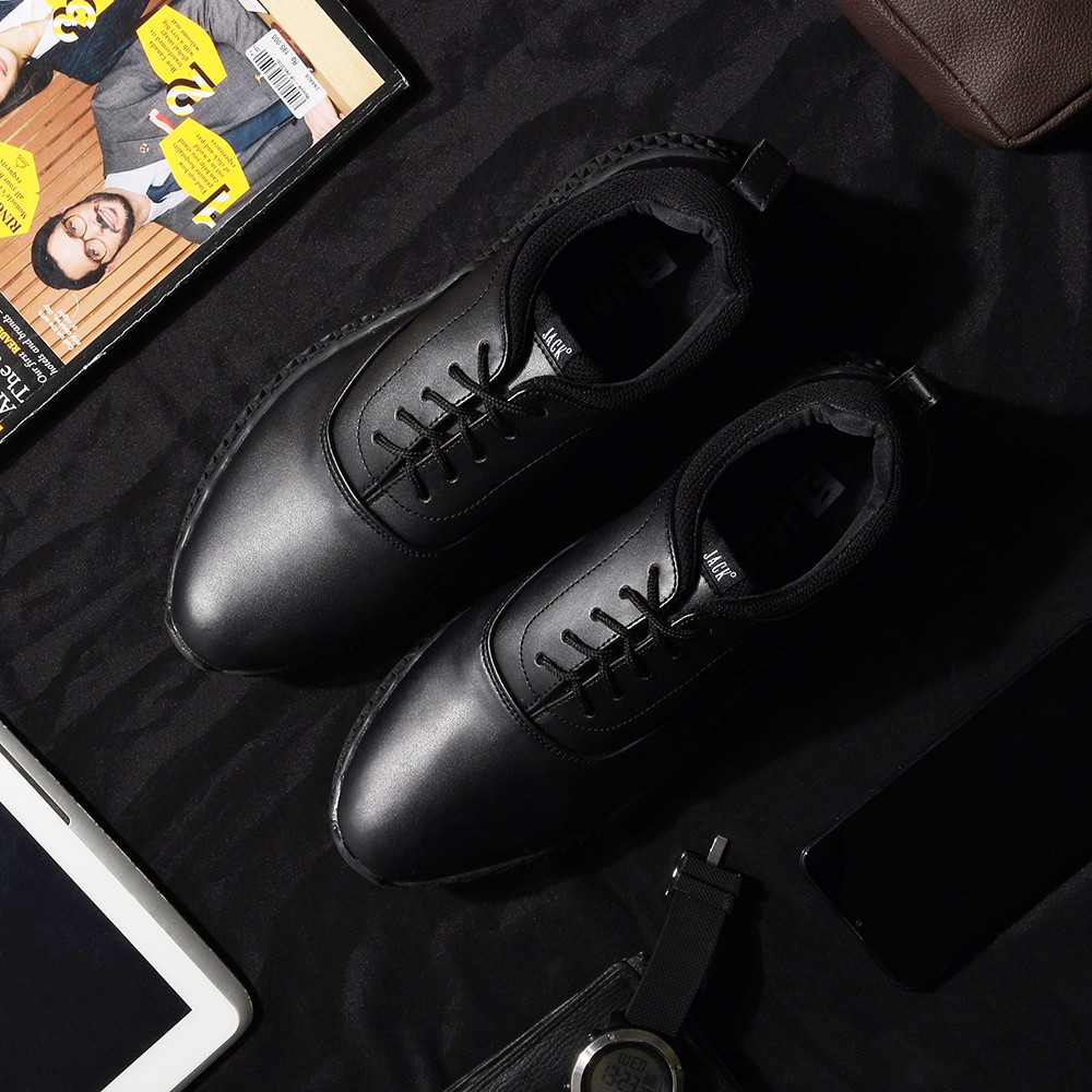 GARRICK BLACK |ManNeedMe x Jack| Sepatu Oxford Pria | Pantofel Formal