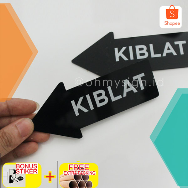 

Sign Kiblat Acrylic | Papan Sign Board Akrilik Keren