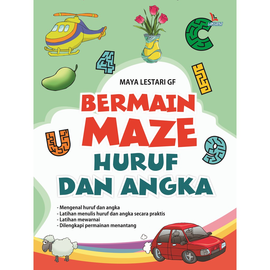 

Buku Bermain Maze Huruf dan Angka