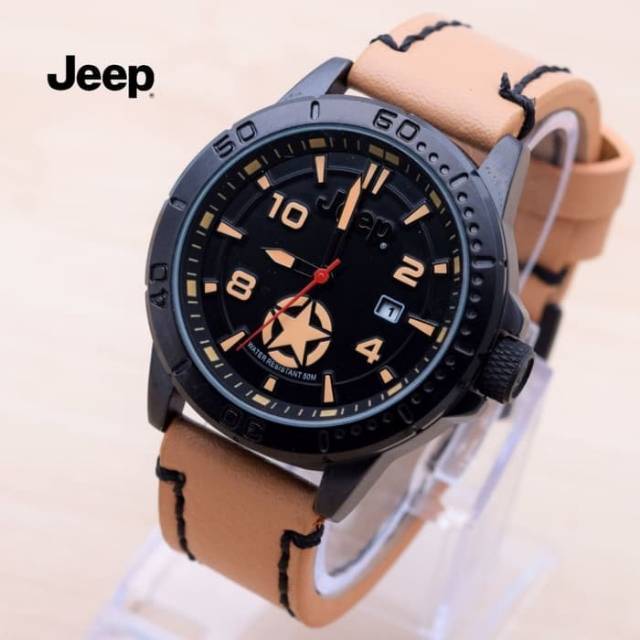 JAM TANGAN PRIA JEEP KULIT