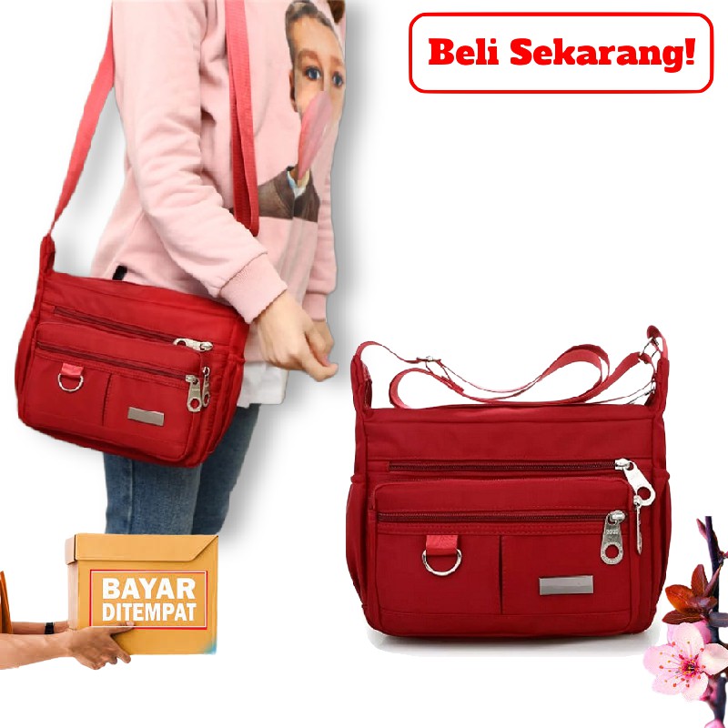 TAS NDUT - Tas Selempang Wanita Crossbody Messenger Tas Bahu Shoulder bag 2021