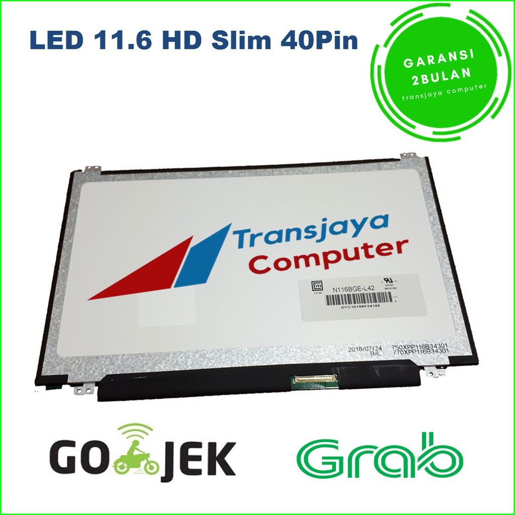 Layar LED LCD Laptop Acer Aspire One 725 Acer Aspire One 756 11.6 Slim-Tanpa Asuransi