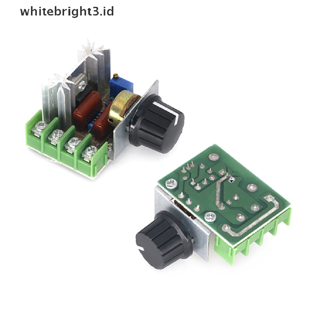 {whitebright3.id} 220V 2000W Voltage Regulator Dimming Dimmers Motor Speed Controller Thermostat ,