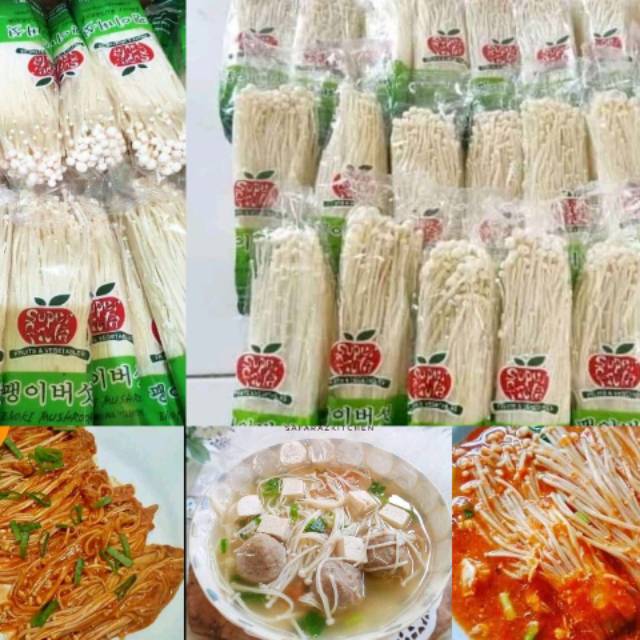 

Jamur enoki 100gram enoki mashroom