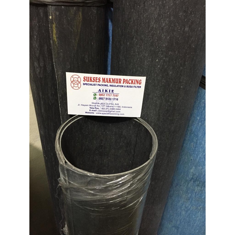 

PACKING ASBES HITAM DULU TOMBO 1303 TEBAL 0.5MM X 60CM X60CM