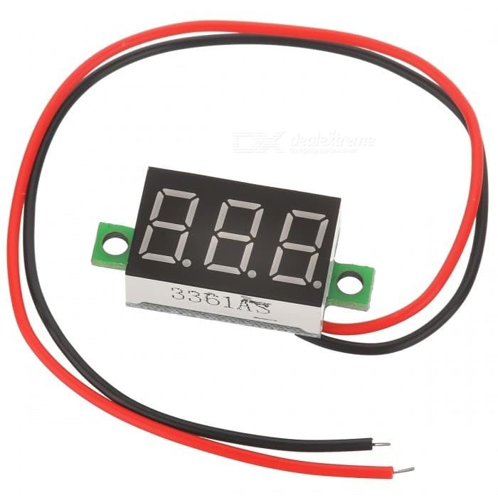 0.36'' Professional LCD digital voltmeter DC 4.5-30V Red LED