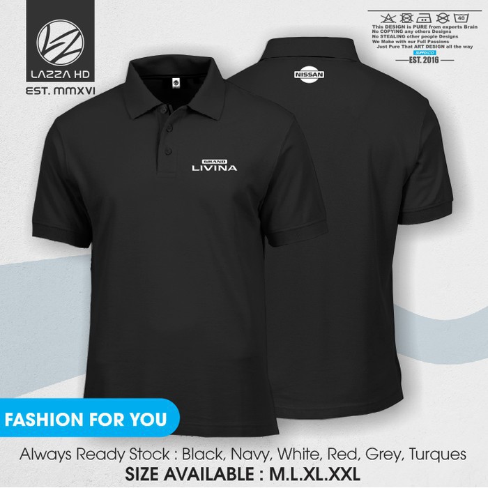 original kapake concept Poloshirt Polo Kaos NISSAN GRAND LIVINA Kerah Terlaris concept -mitra