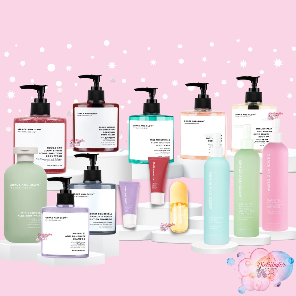 Jual BPOM Grace & Glow Black Opium Brightening English Pear & Freesia