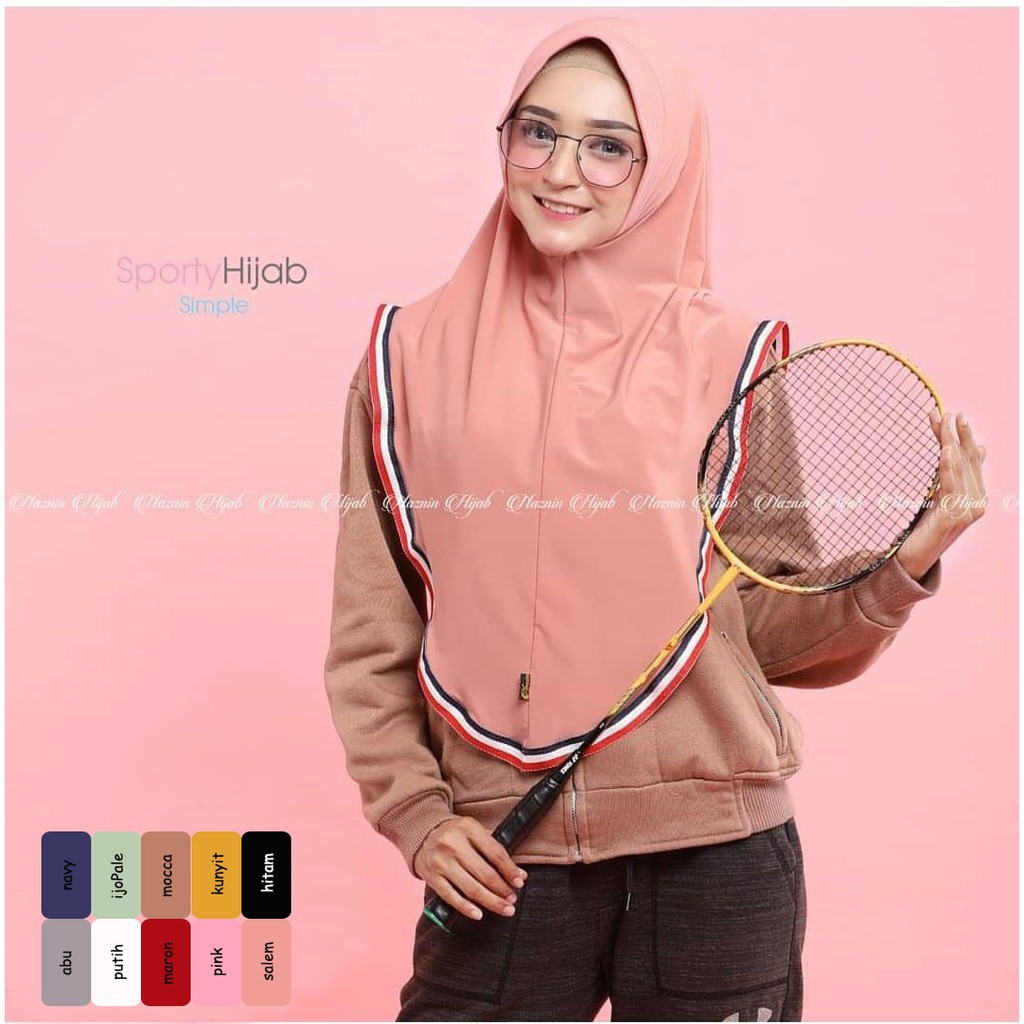 Khimar Hijab Syari Khadijah muslim wanita / kerudung / khimar instan