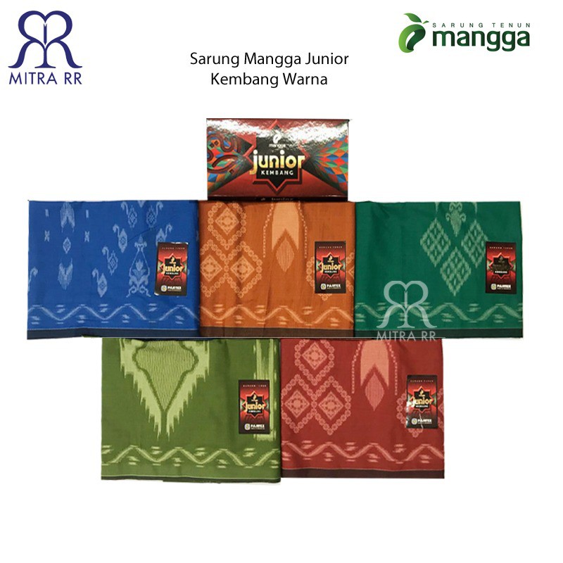 Sarung Anak Mangga Junior Kembang Warna