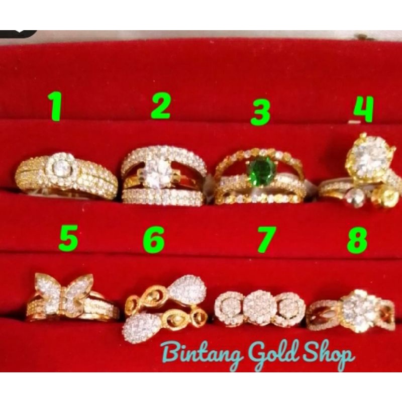 Cincin EMAS ASLI Kadar 375