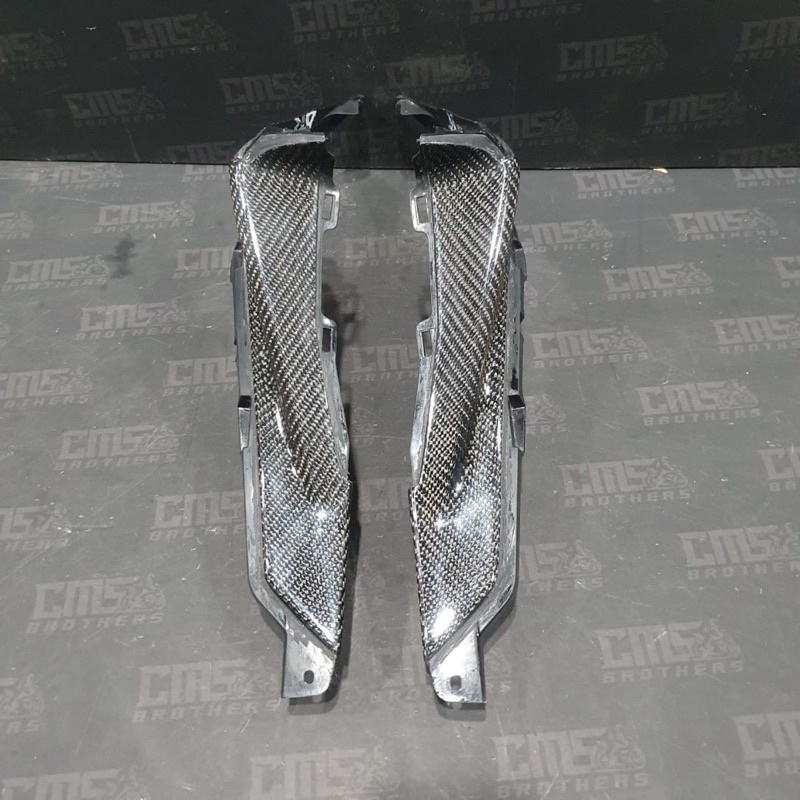 Cover Front Side Pipi Kanan Kiri Part Original Honda CBR 150 2021 K45R Carbon Kevlar