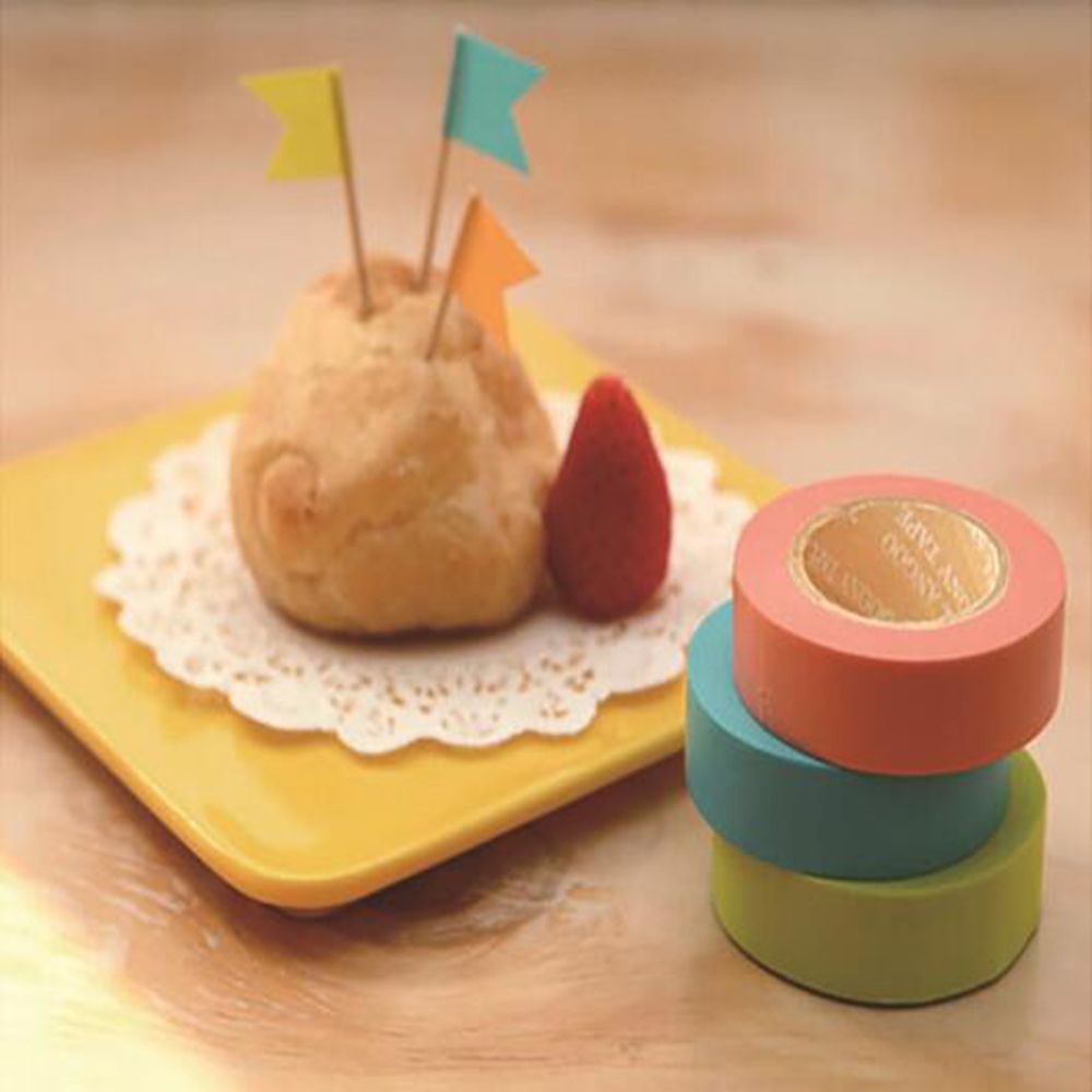 QUINTON Scrapbooking Rainbow Roll Paper Masking Crafts Sticky 0.75cm×5m Rolls Adhesive Sticker Decorative Tape 10 Candy Color Masking Tape Deco Sticky Writing Dentelle Scrapbooking Masking Tape Lot Writable/Multicolor