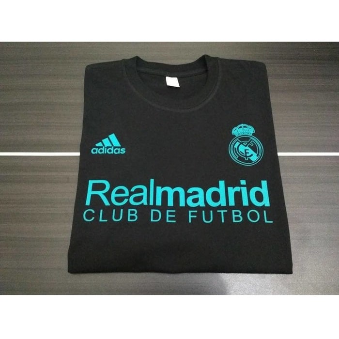 Kaos Tshirt Baju Combed 30S Distro Madrid Away club de futbol