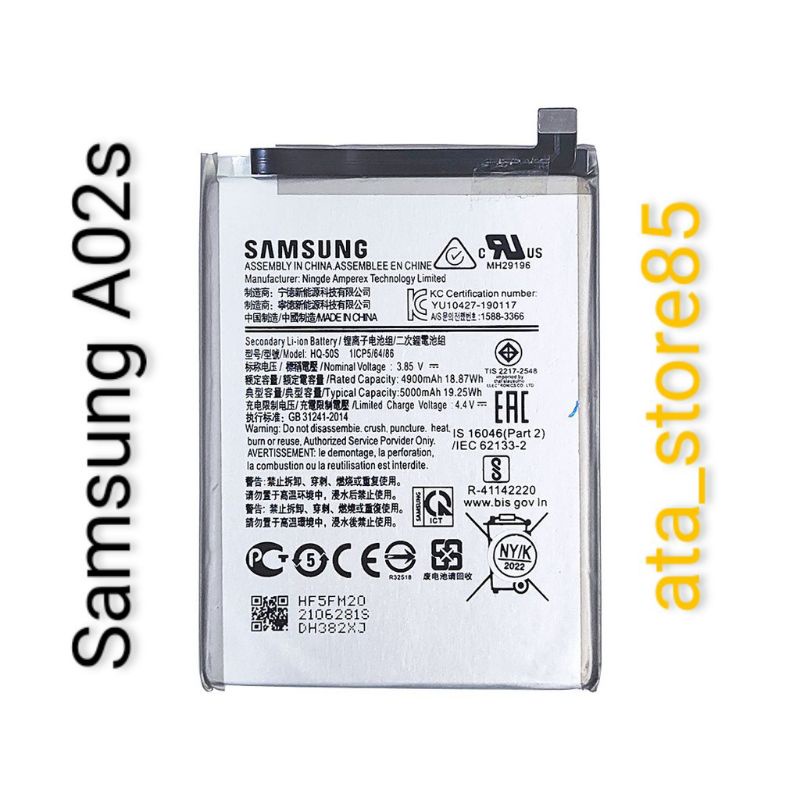 Battery Baterai Samsung Galaxy A02S | Samsung A 02 S | HQ-50S Batre Batery Original