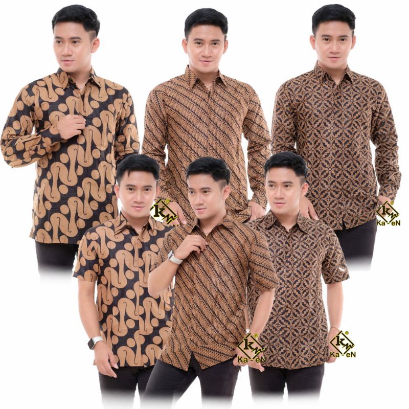 Bswart HRBO26 kenongo kemeja batik sinaran BATIK JAYA STORE