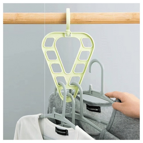 ANG MAGIC HANGER LOVE 9 LUBANG / GANTUNGAN BAJU MODEL LOVE 9 LUBANG