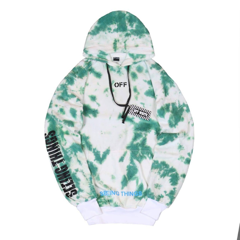 Jaket Hoodie OFF WHT TYEDYE – Edition Trendy Casual Unisex Good Brand Quality Stylish